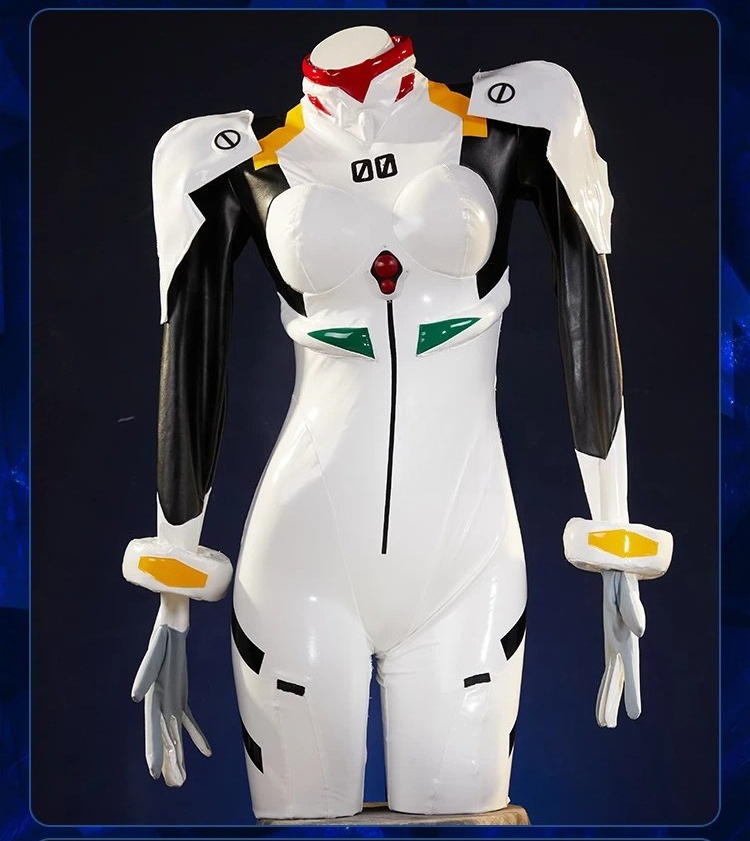 Anime Cosplay High Quality - Rei Ayanami Plugsuit Cosplay Kostüm Beyaz