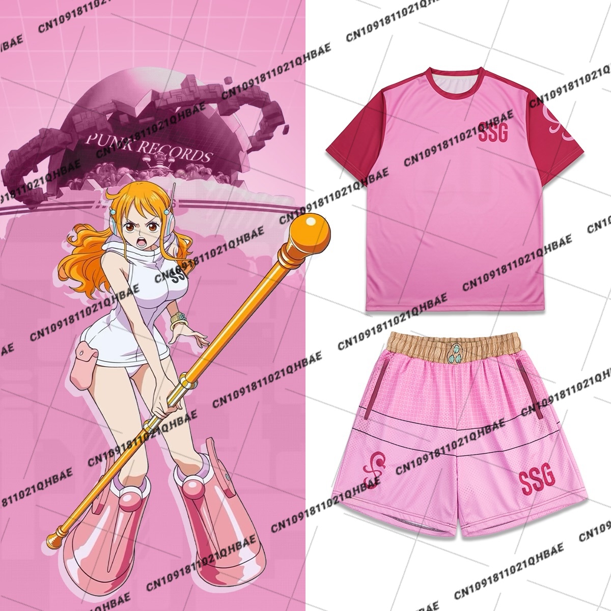 Costume Anime Cosplay - 2026 Yeni Egghead Adası Nami Anime