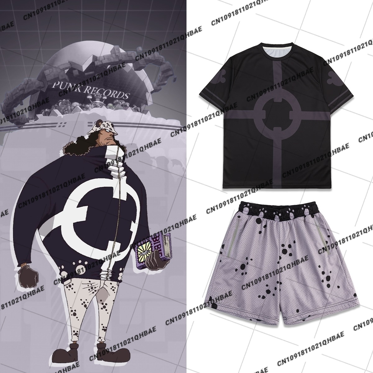 Costume Anime Cosplay - Yeni Egghead Adası Bartholemew Kuma Anime