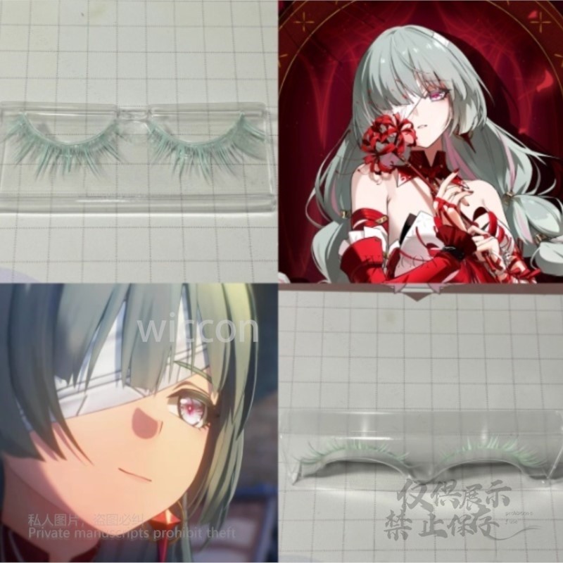 Costume Anime Cosplay - Anime Phrolova Cosplay Peruk Yeşil Pembe