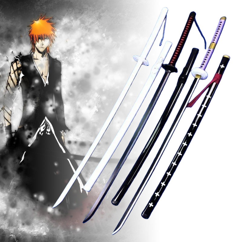 Anime Cosplay Real - 55 inç Kurosaki Ichigo Katana Kılıcı
