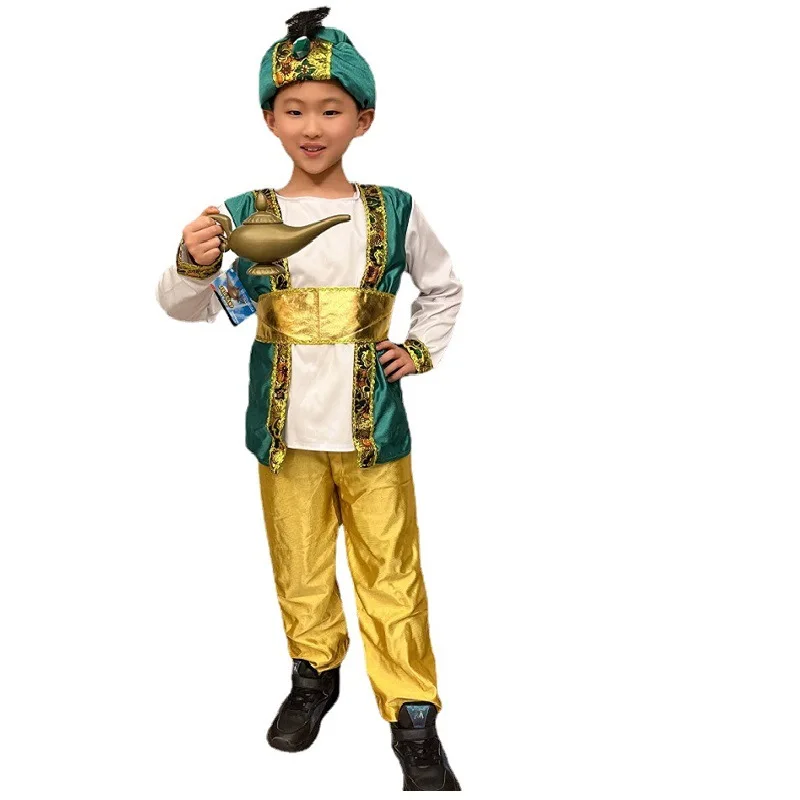 Anime Cosplay India - Çocuklar Hindistan Arap Aladdin Prens Cosplay