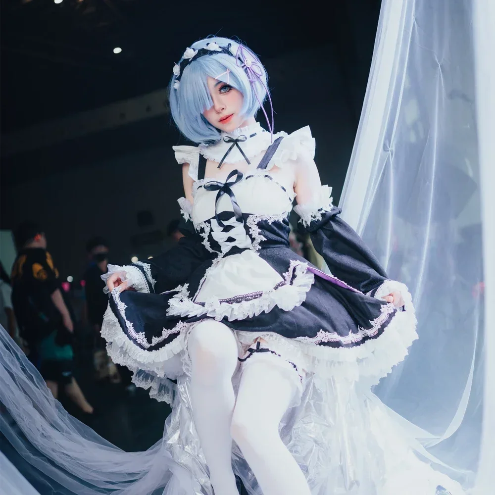 Yeni Anime Hizmetçi Rem Cospla - Re Zero Rem Wig incelemesi ve fiyatı