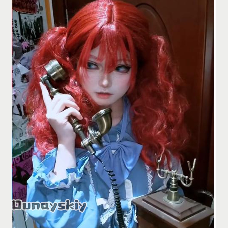 Hemera*/Poppy Oyunu Cosplay Ko - Anime Cosplay Red Hair incelemesi ve fiyatı