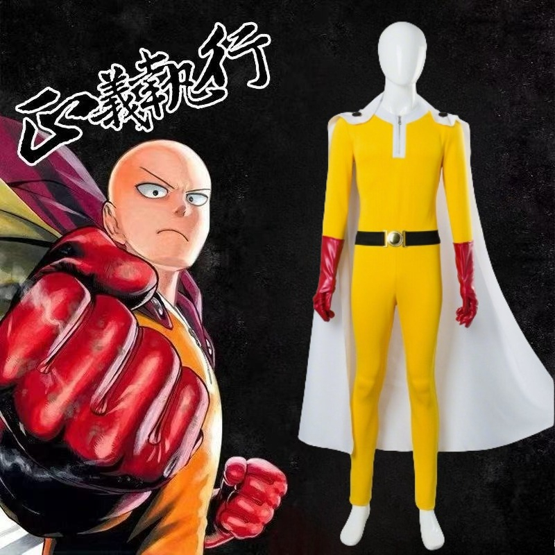 Tek Yumruk Adam Saitama Cospla - Anime Cosplay One Punch Man incelemesi ve fiyatı