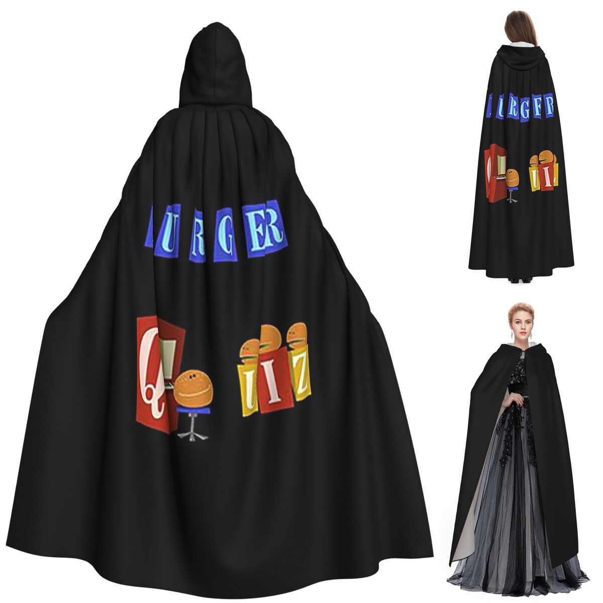 Burger Quiz Yeni Logo Uzun Kap - Anime Cosplay Quiz incelemesi ve fiyatı
