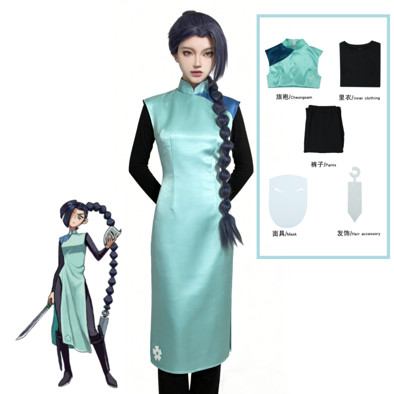 Anime Assassin Seven Scissor S - Anime Cosplay Wig incelemesi ve fiyatı