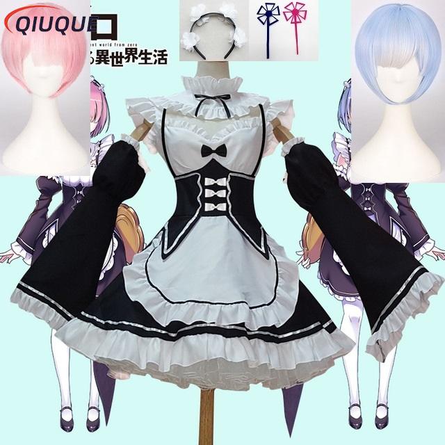 Anime Re: sıfır Kara Hajimeru  - Re Zero Rem Wig incelemesi ve fiyatı