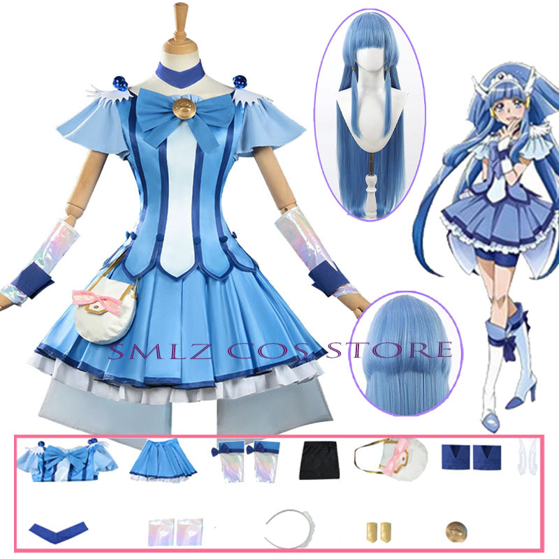 Cure Beauty Cosplay Anime Smil - Anime Cosplay Wig incelemesi ve fiyatı