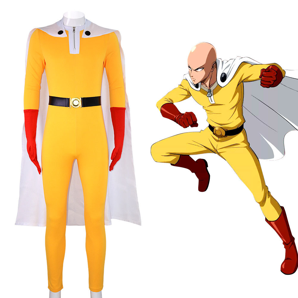 Tek Yumruk Adam Saitama Cospla - Anime Cosplay One Punch Man incelemesi ve fiyatı