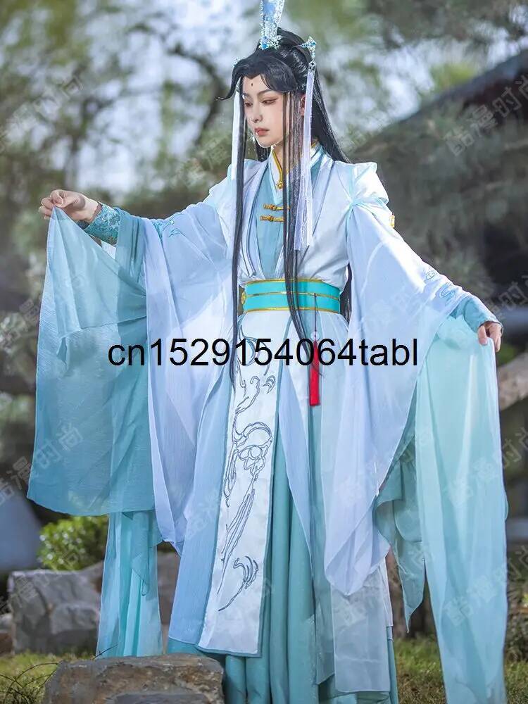 Yeni Tian Guan Ci Fu Fengshi Q - Anime Cosplay Wig incelemesi ve fiyatı