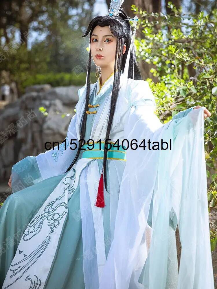 Yeni Tian Guan Ci Fu Fengshi Q - Anime Cosplay Wig incelemesi ve fiyatı